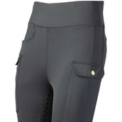 PK Legging d'Équitation Tiesto Full Grip Charbon PK Legging d'Équitation Tiesto Full Grip Charbon