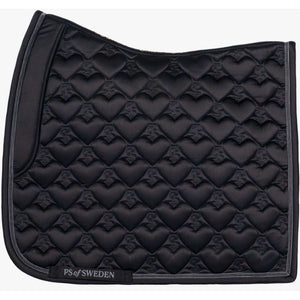 PS of Sweden Tapis de Selle Heart Dressage Noir PS of Sweden Tapis de Selle Heart Dressage Noir