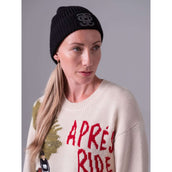 PS of Sweden Bonnet Lou Felt Monogram Noir PS of Sweden Bonnet Lou Felt Monogram Noir