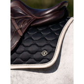 PS of Sweden Tapis de Selle Vintage Monogram de Saut Noir PS of Sweden Tapis de Selle Vintage Monogram de Saut Noir