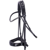 Schockemöhle Ensemble Bride SP Isabell Werth Bella Rose Noir/Patent/Argent Schockemöhle Ensemble Bride SP Isabell Werth Bella Rose Noir/Patent/Argent