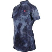 Aubrion by Shires Base Layer Revive Young Rider Manches Courtes Navy Tie Dye Aubrion by Shires Base Layer Revive Young Rider Manches Courtes Navy Tie Dye