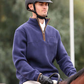 Aubrion by Shires Pull Original Fleece Hommes Marin Aubrion by Shires Pull Original Fleece Hommes Marin