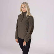 Aubrion by Shires Pull Heritage Fleece Olive foncé Aubrion by Shires Pull Heritage Fleece Olive foncé