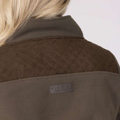 Aubrion by Shires Pull Heritage Fleece Olive foncé Aubrion by Shires Pull Heritage Fleece Olive foncé
