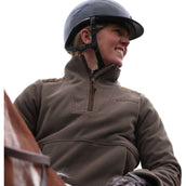 Aubrion by Shires Pull Heritage Fleece Olive foncé Aubrion by Shires Pull Heritage Fleece Olive foncé
