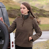 Aubrion by Shires Pull Heritage Fleece Olive foncé Aubrion by Shires Pull Heritage Fleece Olive foncé
