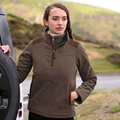 Aubrion by Shires Pull Heritage Fleece Olive foncé Aubrion by Shires Pull Heritage Fleece Olive foncé