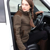 Aubrion by Shires Pull Heritage Fleece Olive foncé Aubrion by Shires Pull Heritage Fleece Olive foncé