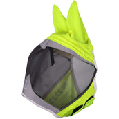 FlyGuard by Shires Masque Anti-Mouches Pro Hi-Viz Fine Mesh avec Oreilles Fluorescent-jaune FlyGuard by Shires Masque Anti-Mouches Pro Hi-Viz Fine Mesh avec Oreilles Fluorescent-jaune