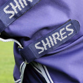 Shires Couverture Imperméable Original Lite Turnout avec Couvre-cou Marin Shires Couverture Imperméable Original Lite Turnout avec Couvre-cou Marin