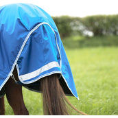 Highlander Original Couverture d'Hiver Turnout 200g avec Couvre-cou Bleu Highlander Original Couverture d'Hiver Turnout 200g avec Couvre-cou Bleu