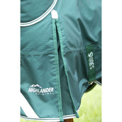 Highlander Original Couverture d'Hiver Turnout 300g avec Couvre-cou Vert Highlander Original Couverture d'Hiver Turnout 300g avec Couvre-cou Vert