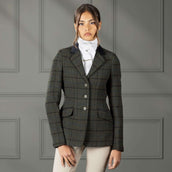 Aubrion by Shires Veste de Concours Saratoga Vert foncé Check Aubrion by Shires Veste de Concours Saratoga Vert foncé Check