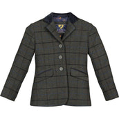 Aubrion by Shires Veste de Concours Saratoga Enfants Vert foncé Check Aubrion by Shires Veste de Concours Saratoga Enfants Vert foncé Check