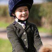 Aubrion by Shires Veste de Concours Saratoga Enfants Vert foncé Check Aubrion by Shires Veste de Concours Saratoga Enfants Vert foncé Check