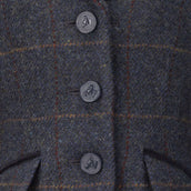 Aubrion by Shires Veste de Concours Saratoga Enfants Juniper Navy Check Aubrion by Shires Veste de Concours Saratoga Enfants Juniper Navy Check
