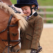 Aubrion by Shires Veste de Concours Saratoga Enfants Rouille Check Aubrion by Shires Veste de Concours Saratoga Enfants Rouille Check