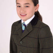 Aubrion by Shires Veste de Concours Saratoga Enfants Spruce Vert Check Aubrion by Shires Veste de Concours Saratoga Enfants Spruce Vert Check