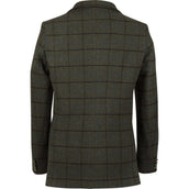 Aubrion by Shires Veste de Concours Saratoga Hommes Vert foncé Check Aubrion by Shires Veste de Concours Saratoga Hommes Vert foncé Check