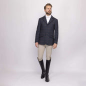 Aubrion by Shires Veste de Concours Saratoga Hommes Juniper Navy Check Aubrion by Shires Veste de Concours Saratoga Hommes Juniper Navy Check