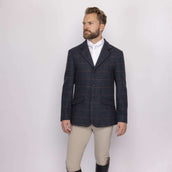 Aubrion by Shires Veste de Concours Saratoga Hommes Juniper Navy Check Aubrion by Shires Veste de Concours Saratoga Hommes Juniper Navy Check