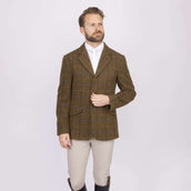 Aubrion by Shires Veste de Concours Saratoga Hommes Chêne Brun Check Aubrion by Shires Veste de Concours Saratoga Hommes Chêne Brun Check