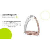 Tech Stirrups Étriers Venice Sloped M Argent/Marron Tech Stirrups Étriers Venice Sloped M Argent/Marron