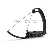 Tech Stirrups Étriers Venice Sloped Dressage Argent/Argent Tech Stirrups Étriers Venice Sloped Dressage Argent/Argent