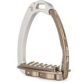 Tech Stirrups Étriers Venice Sloped EVO Argent/Marron Tech Stirrups Étriers Venice Sloped EVO Argent/Marron
