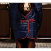 WeatherBeeta Couverture d'Écurie ComFiTec 210D Channel Quilt Standard Neck 100g Marine/Bordeaux WeatherBeeta Couverture d'Écurie ComFiTec 210D Channel Quilt Standard Neck 100g Marine/Bordeaux