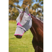 WeatherBeeta Masque Anti-Mouches ComFiTec Deluxe Durable Mesh avec Oreilles et Nez Gris/Violet WeatherBeeta Masque Anti-Mouches ComFiTec Deluxe Durable Mesh avec Oreilles et Nez Gris/Violet