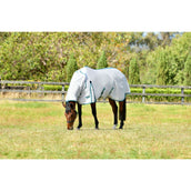 WeatherBeeta Couverture Anti-Mouches ComFiTec Zephyr Plus Mesh Combo Neck Silver/Teal Green/Stone WeatherBeeta Couverture Anti-Mouches ComFiTec Zephyr Plus Mesh Combo Neck Silver/Teal Green/Stone