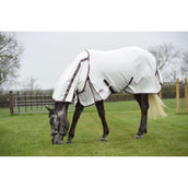 WeatherBeeta Couverture d'Été Hybrid Seasons Combo Neck White/Maroon WeatherBeeta Couverture d'Été Hybrid Seasons Combo Neck White/Maroon