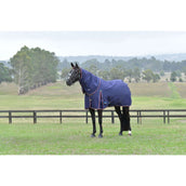 WeatherBeeta ComFiTec Essential Turnout Detach-A-Neck 220g Marine/Bordeaux WeatherBeeta ComFiTec Essential Turnout Detach-A-Neck 220g Marine/Bordeaux