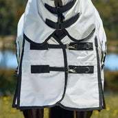 WeatherBeeta Couverture Anti-Eczema ComFiTec Sweet Itch Combo Blanc/Charcoal WeatherBeeta Couverture Anti-Eczema ComFiTec Sweet Itch Combo Blanc/Charcoal