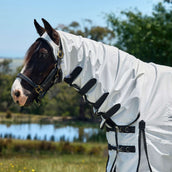 WeatherBeeta Couverture Anti-Eczema ComFiTec Sweet Itch Combo Blanc/Charcoal WeatherBeeta Couverture Anti-Eczema ComFiTec Sweet Itch Combo Blanc/Charcoal