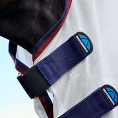 WeatherBeeta Couverture Anti-Mouches ComFiTec Airflow Detach-A-Neck Grey/Navy/Burgundy WeatherBeeta Couverture Anti-Mouches ComFiTec Airflow Detach-A-Neck Grey/Navy/Burgundy