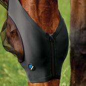 WeatherBeeta Masque Anti-Mouches ComFiTec Deluxe Stretch avec Oreilles Noir/Noir WeatherBeeta Masque Anti-Mouches ComFiTec Deluxe Stretch avec Oreilles Noir/Noir