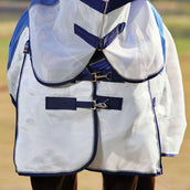 WeatherBeeta ComFiTec Duo Shield Deatch-A-Neck Bleu/Argent/Navy WeatherBeeta ComFiTec Duo Shield Deatch-A-Neck Bleu/Argent/Navy