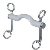 Beris Mors de Dressage Gebogen Stang Short Soft Blanc Beris Mors de Dressage Gebogen Stang Short Soft Blanc