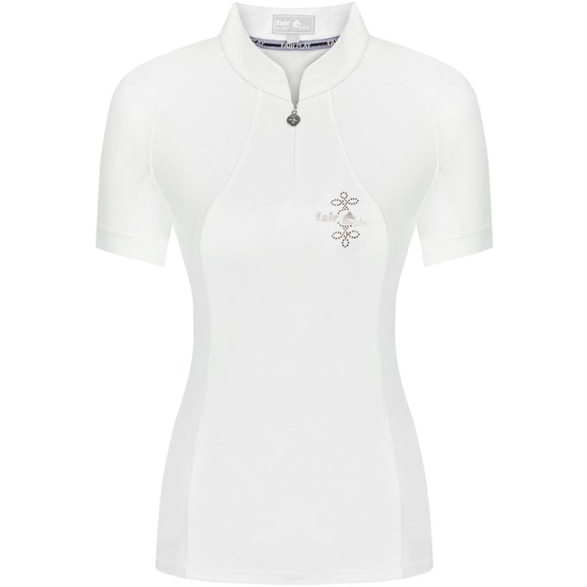 Fair Play Chemise Paula Courte Manche Blanc