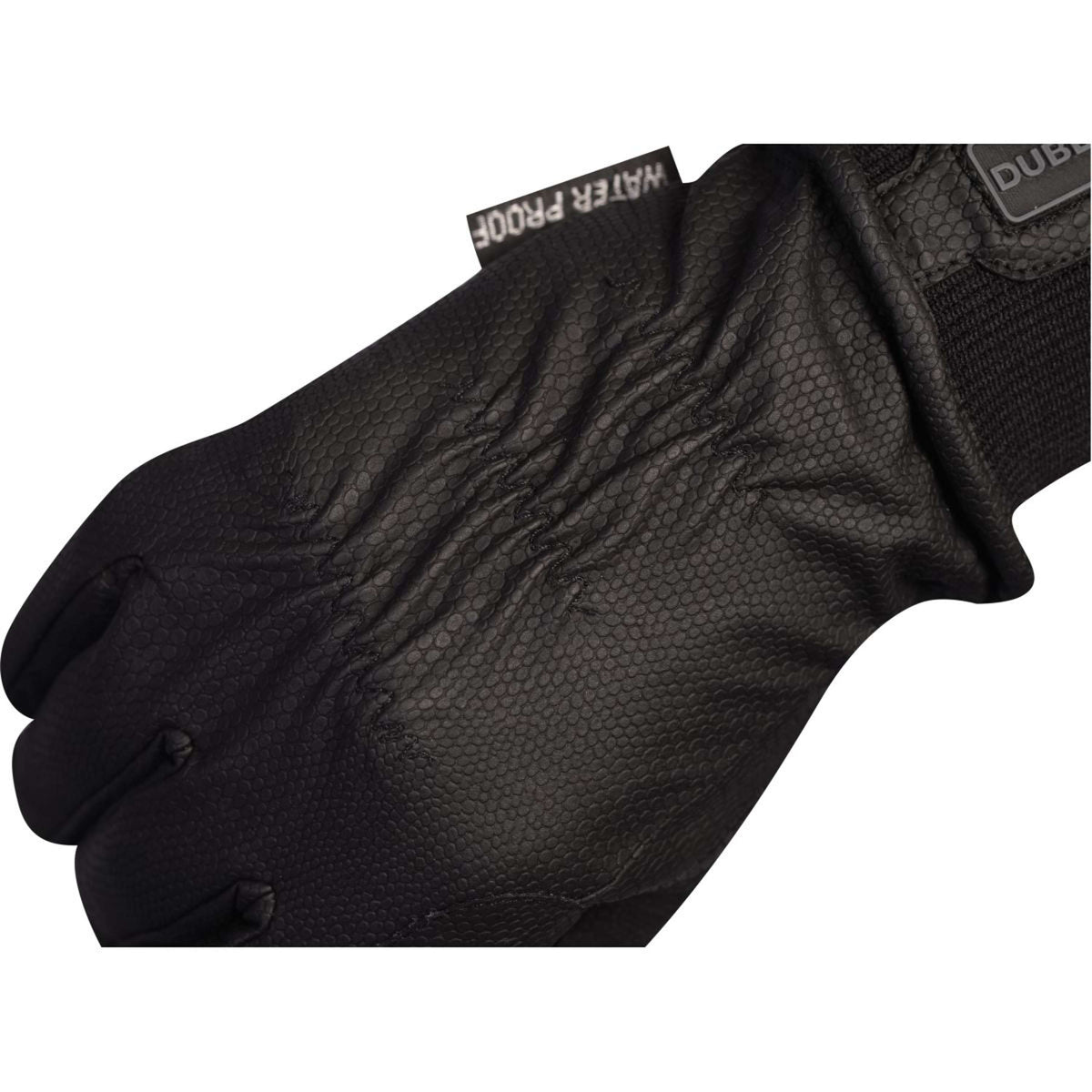 Weatherbeeta Gants d'Équitation Dublin Synthetic Leather Étanche Noir