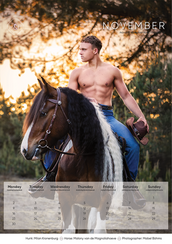 Horse and Hunk Calendrier 2026