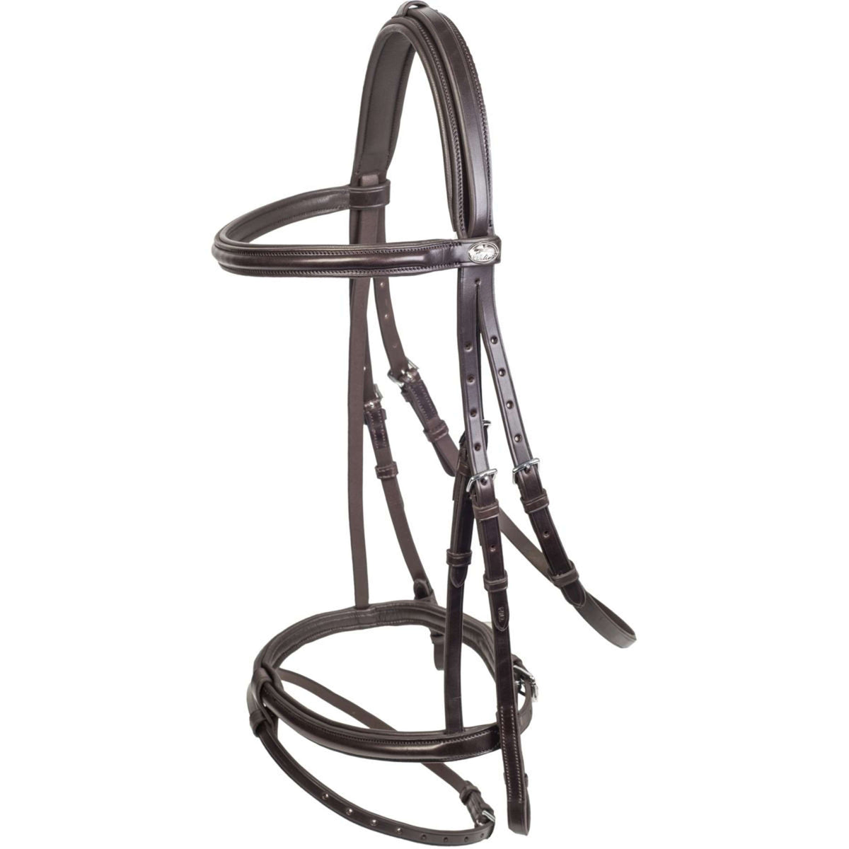 Schockemöhle Bridle Neo Line Mannheim Marron/Argent