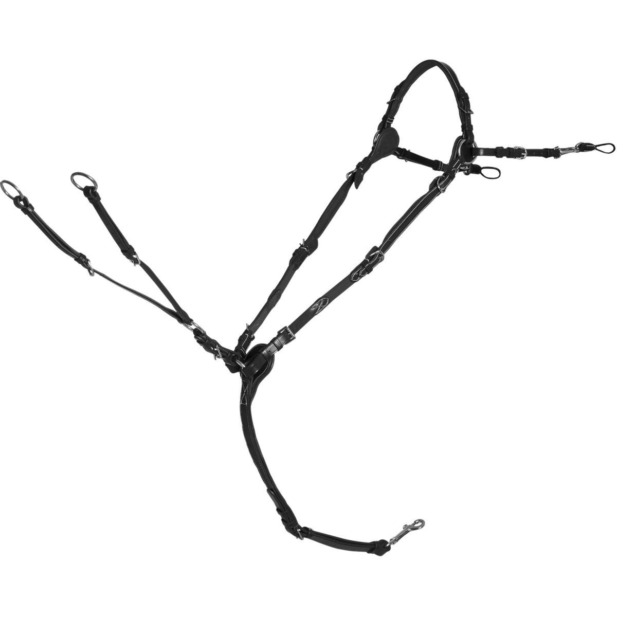 Schockemöhle Collier de Chasse Sevilla Select Noir/Cream/Argent