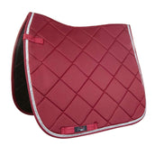 HKM Tapis de Selle Romy Dressage Vin rouge