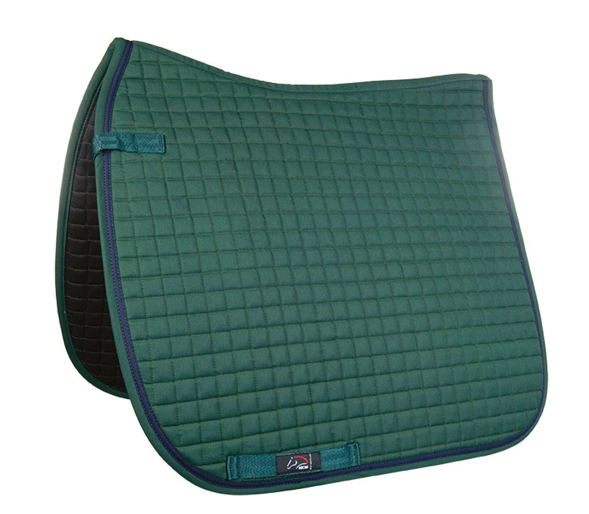 HKM Tapis de Selle Charly Dressage Vert Foncé