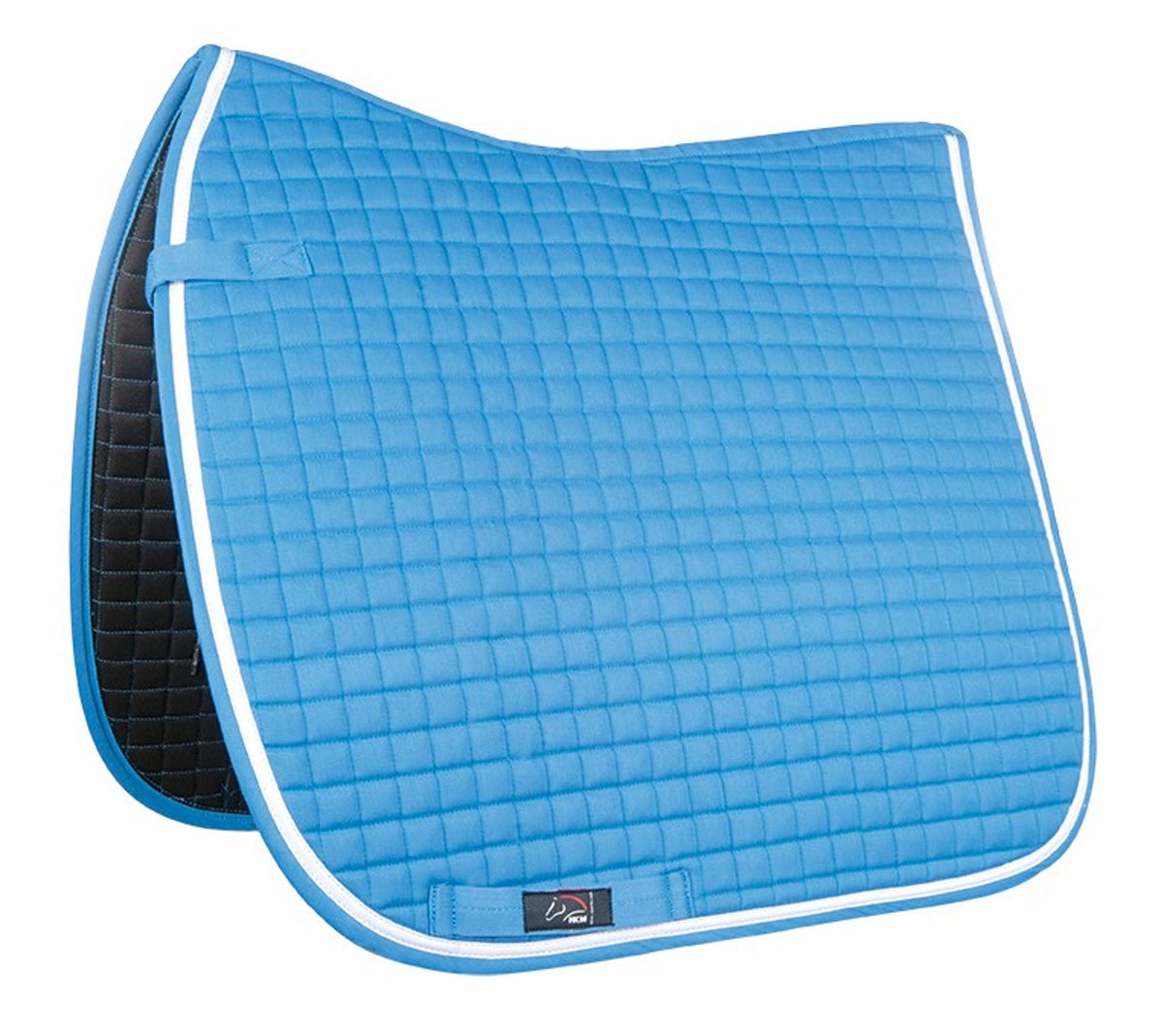 HKM Tapis de Selle Charly Polyvalence Grain bleu