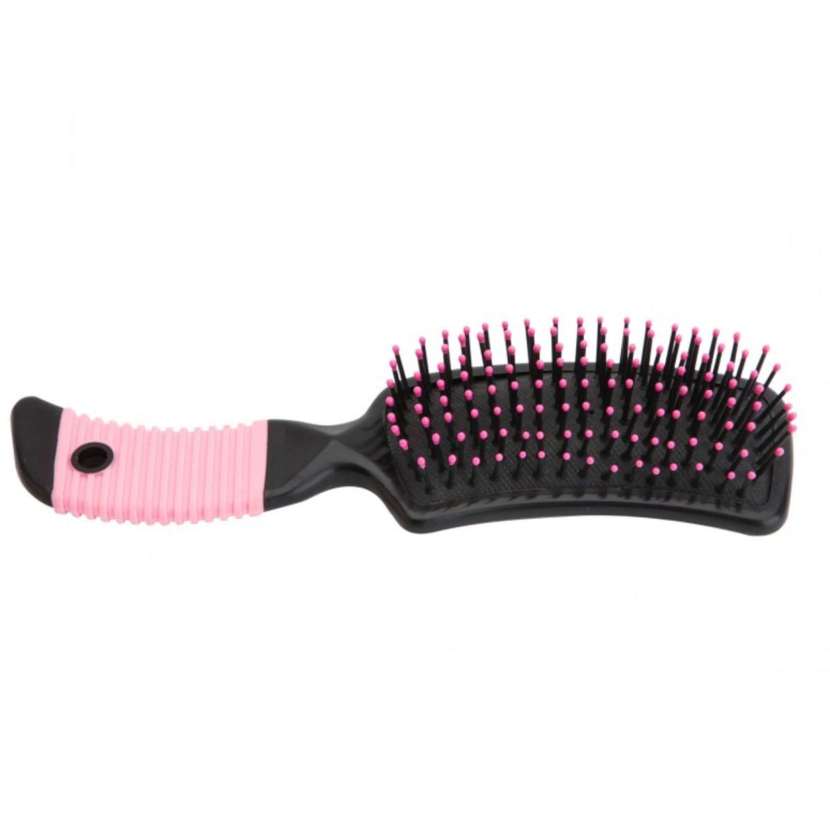HORKA Brosse à Crinière Plastique Rose